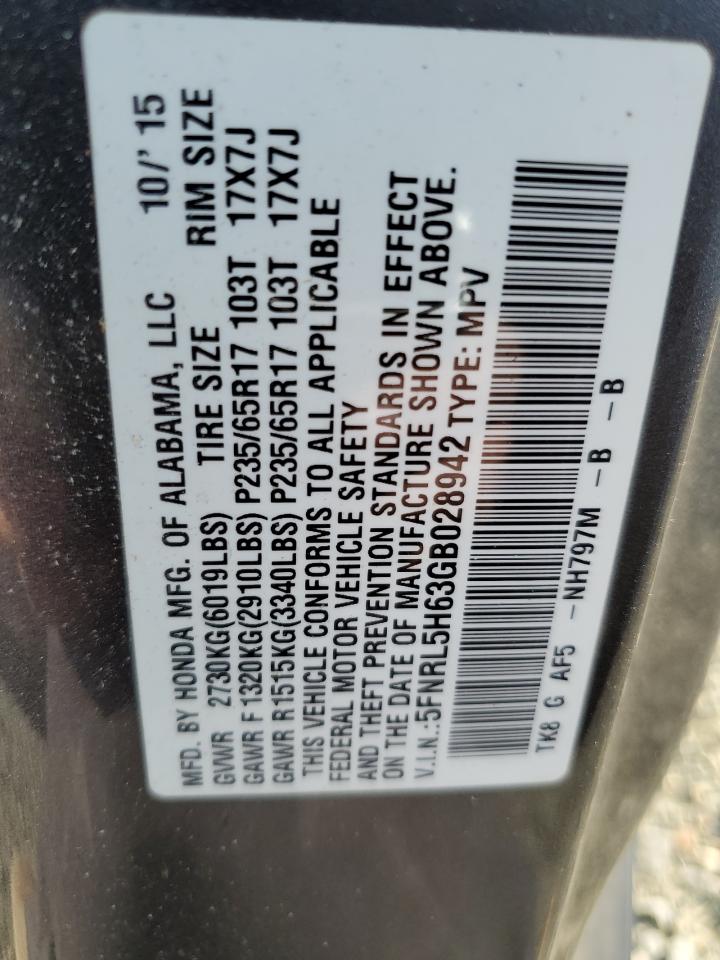 2016 Honda Odyssey - Image 14