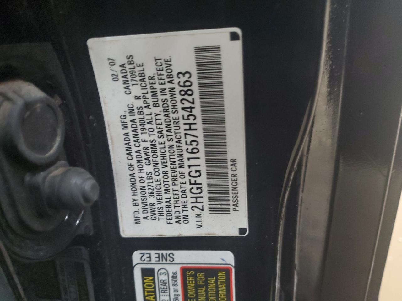 2007 Honda Civic - Image 12