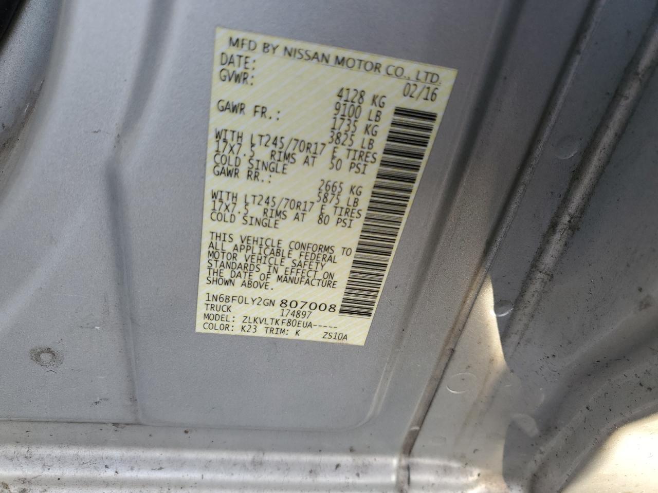 2016 Nissan NV - Image 13