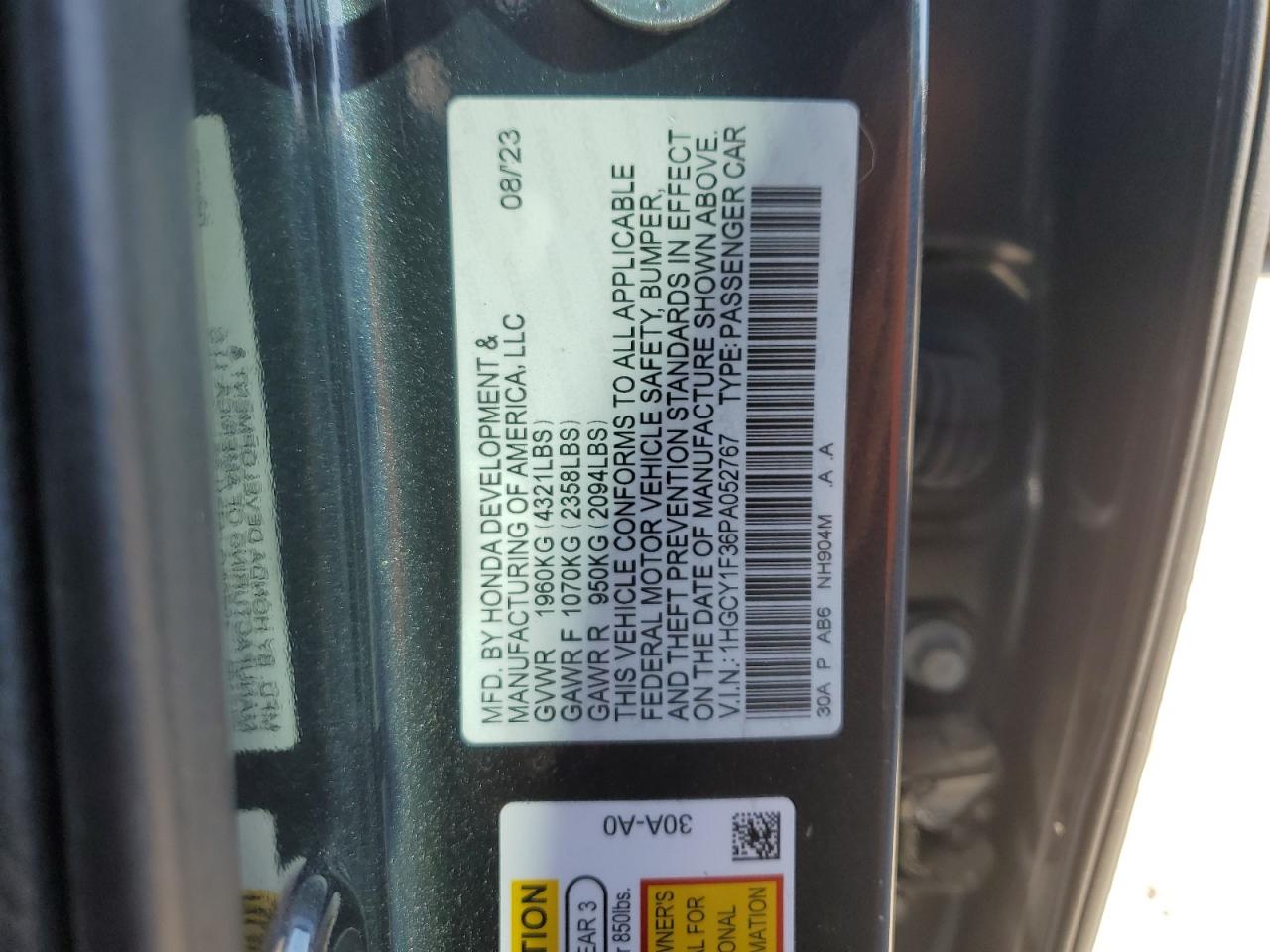 2023 Honda Accord - Image 13