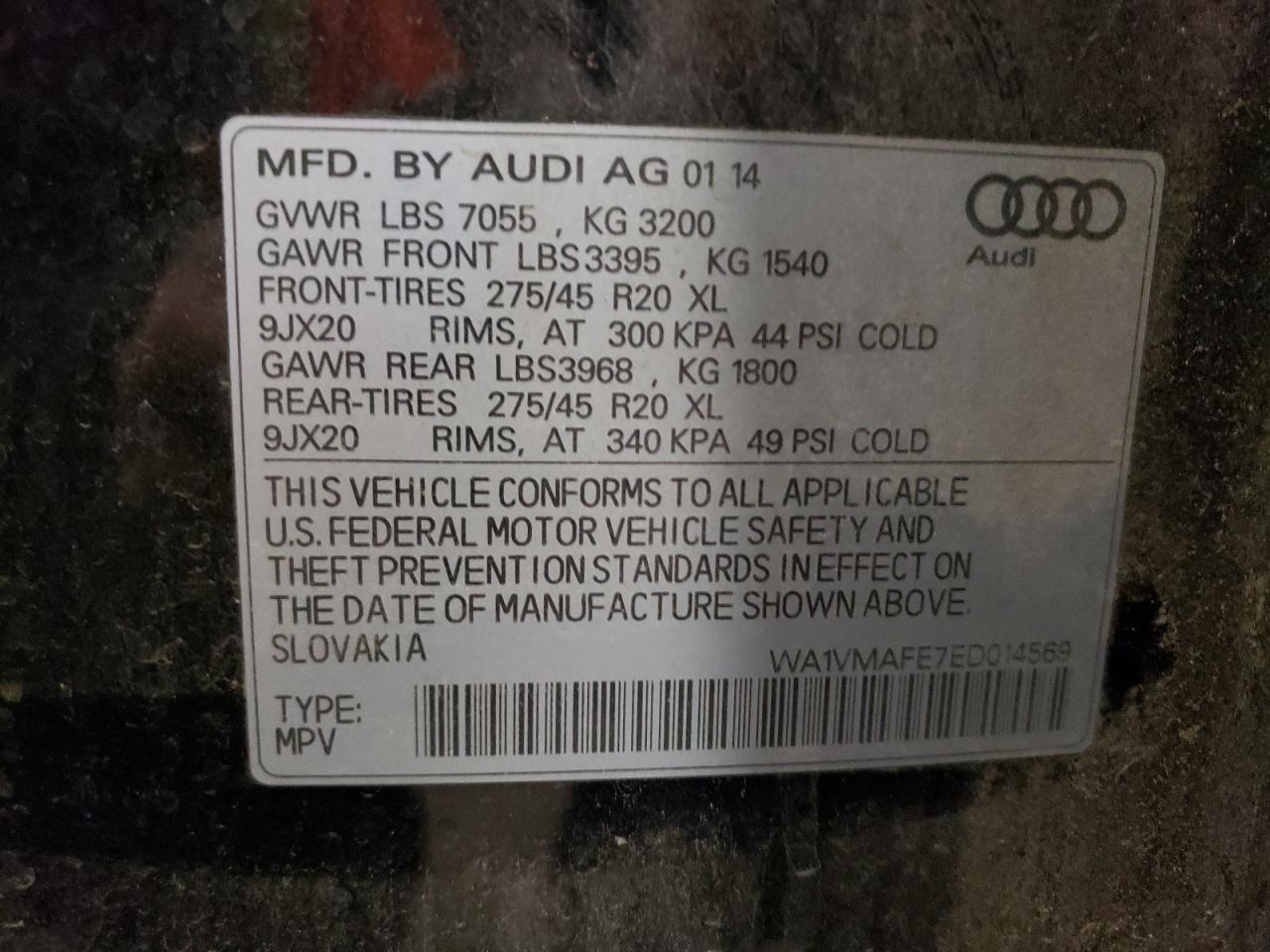 2014 Audi Q7 - Image 13