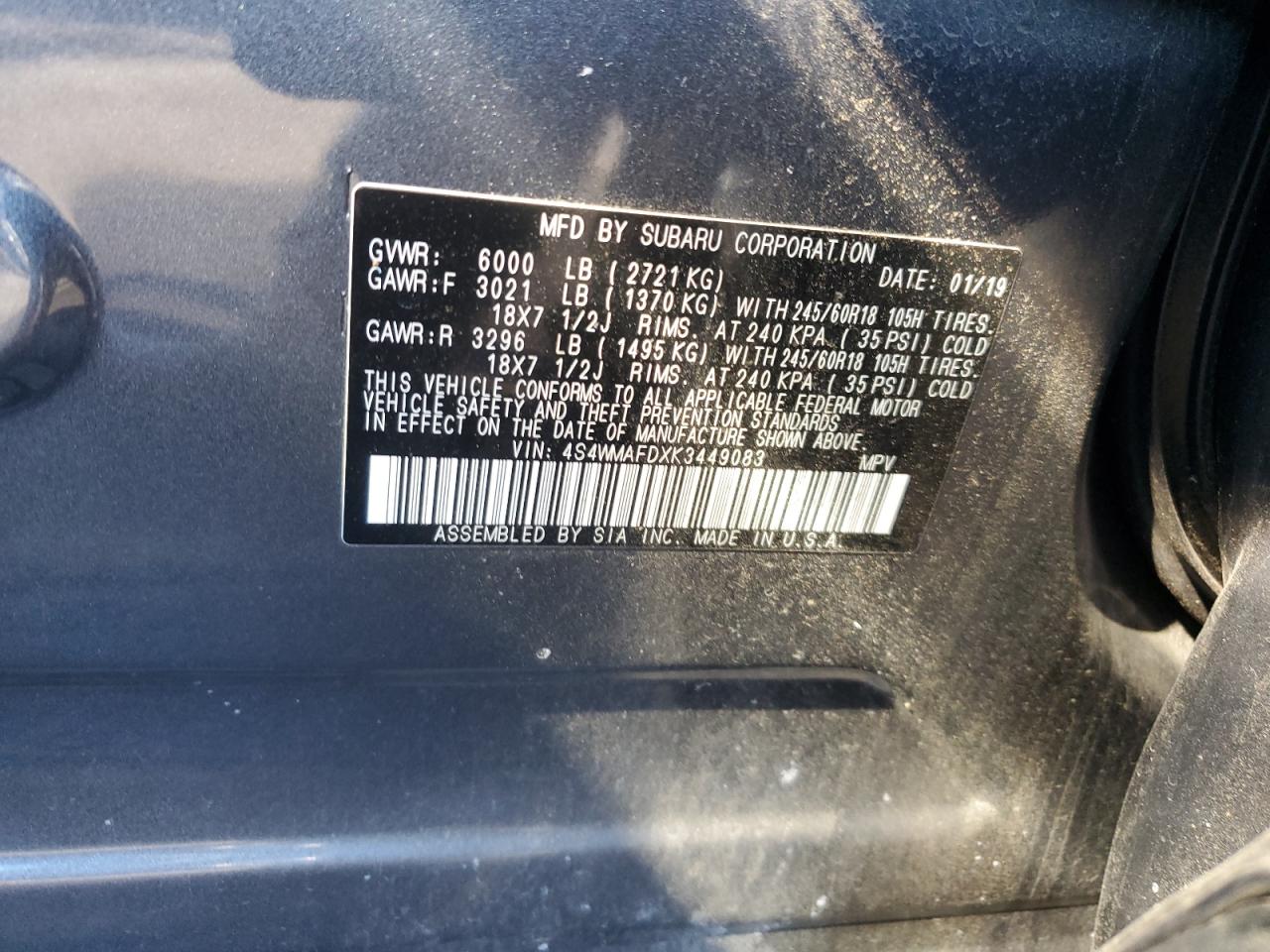 2019 Subaru Ascent - Image 13