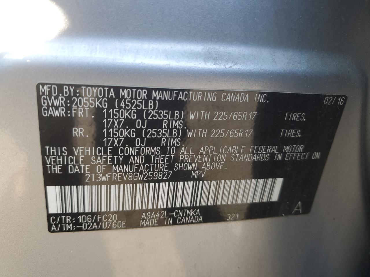 2016 Toyota RAV 4 - Image 13