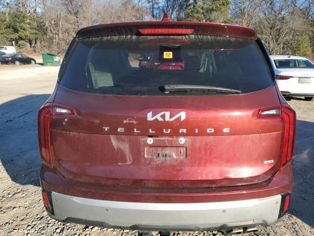  KIA TELLURIDE 2023 Красный