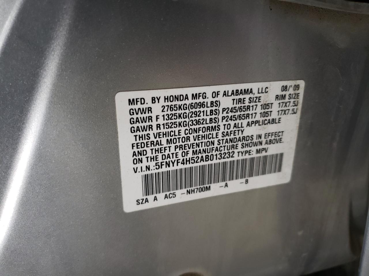2010 Honda Pilot - Image 13