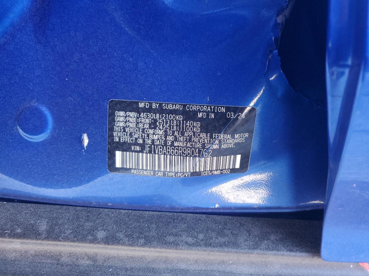 2024 Subaru WRX - Image 15