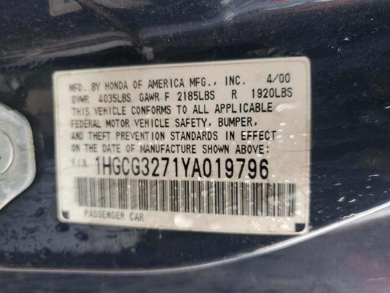 2000 Honda Accord - Image 14