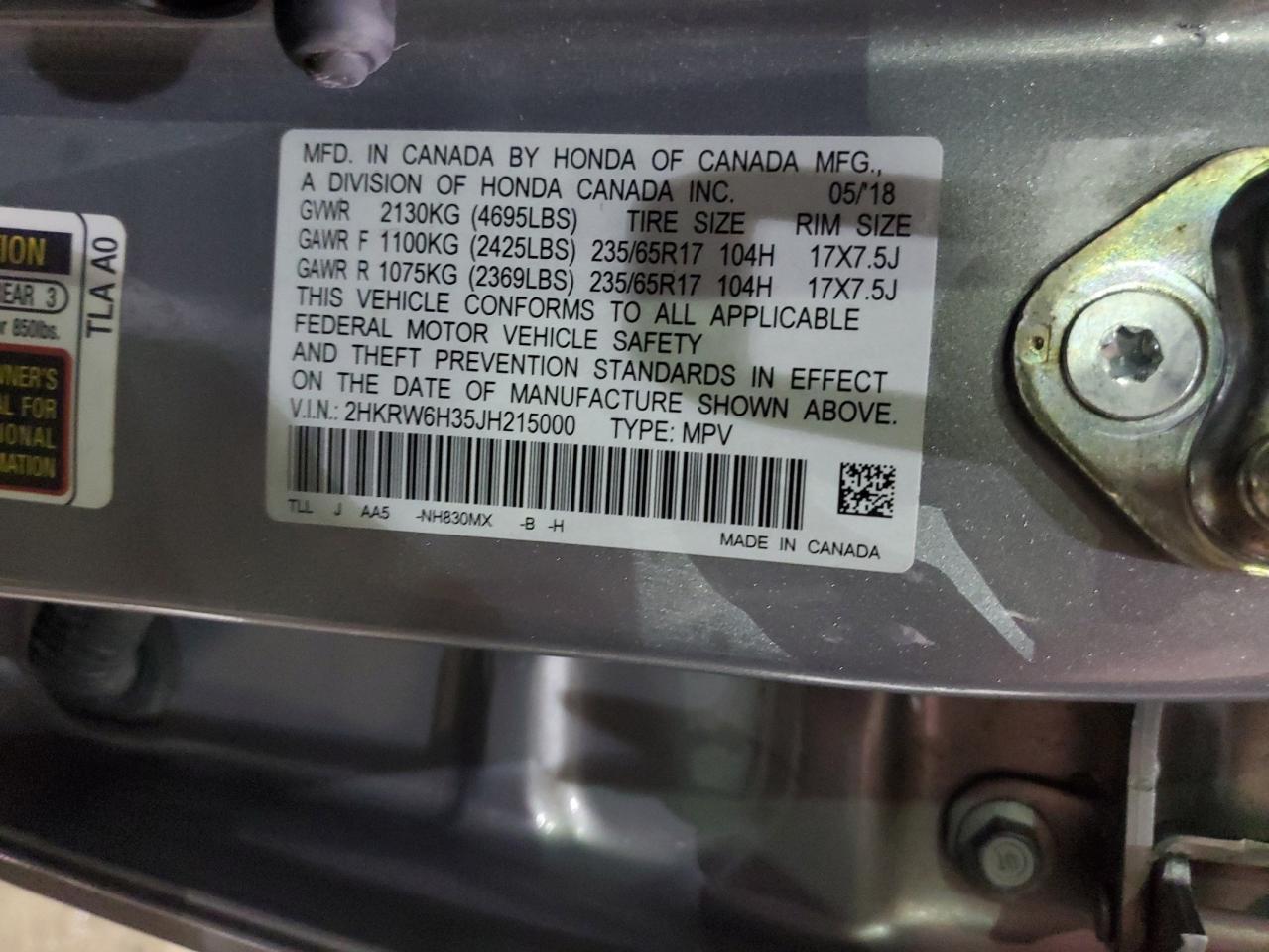 2018 Honda CR-V - Image 14