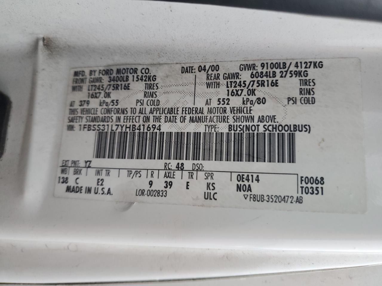 2000 Ford Econoline - Image 13