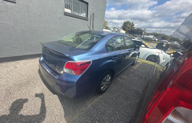 Sedans SUBARU IMPREZA 2016 Granatowy