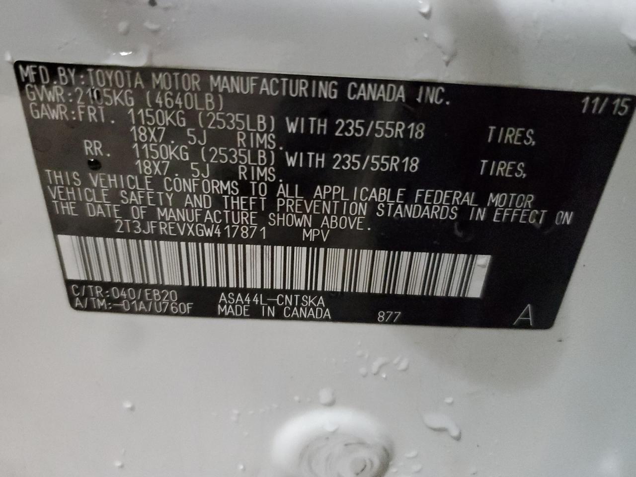 2016 Toyota RAV 4 - Image 14