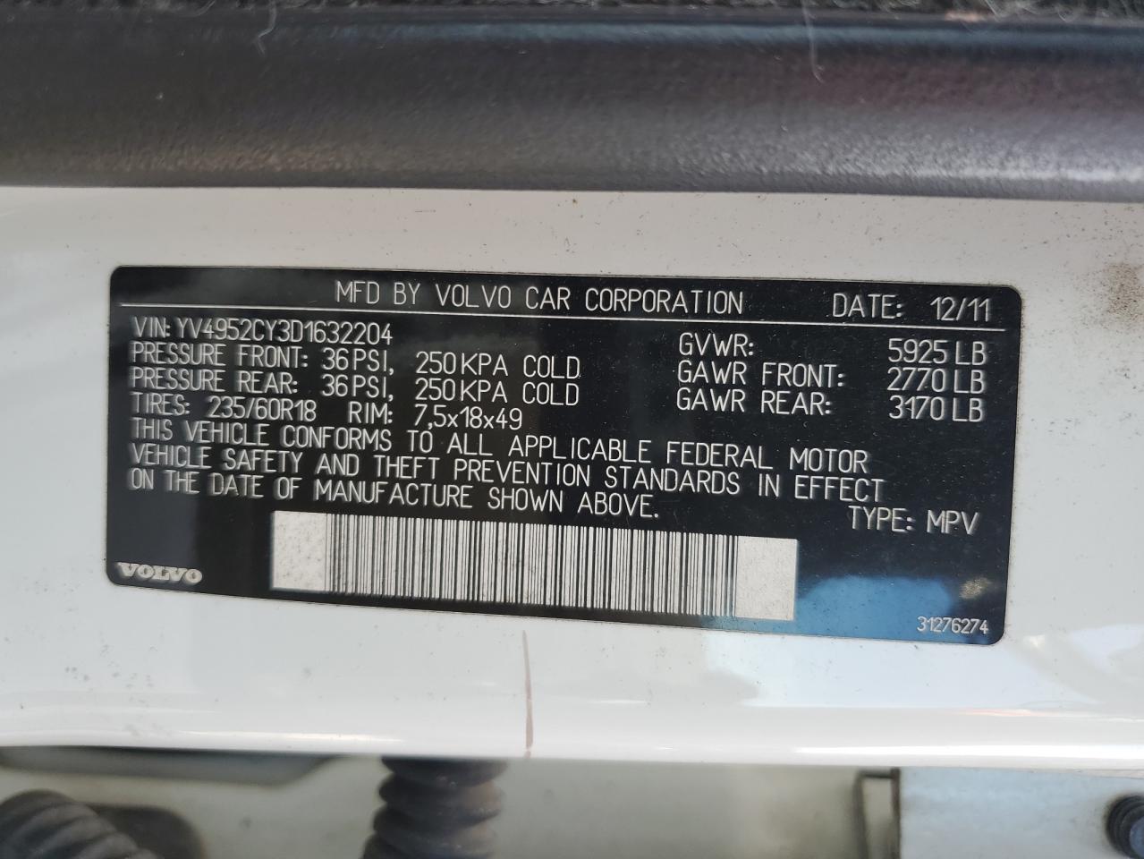 2013 Volvo XC90 - Image 13