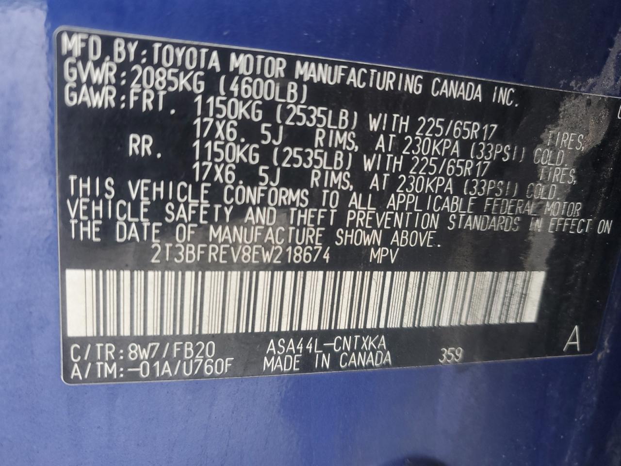 2014 Toyota RAV 4 - Image 14