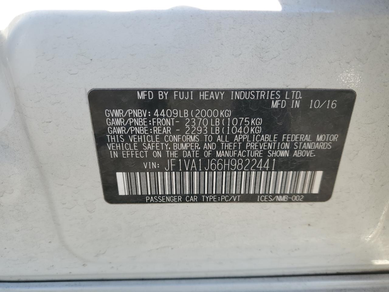 2017 Subaru WRX - Image 12