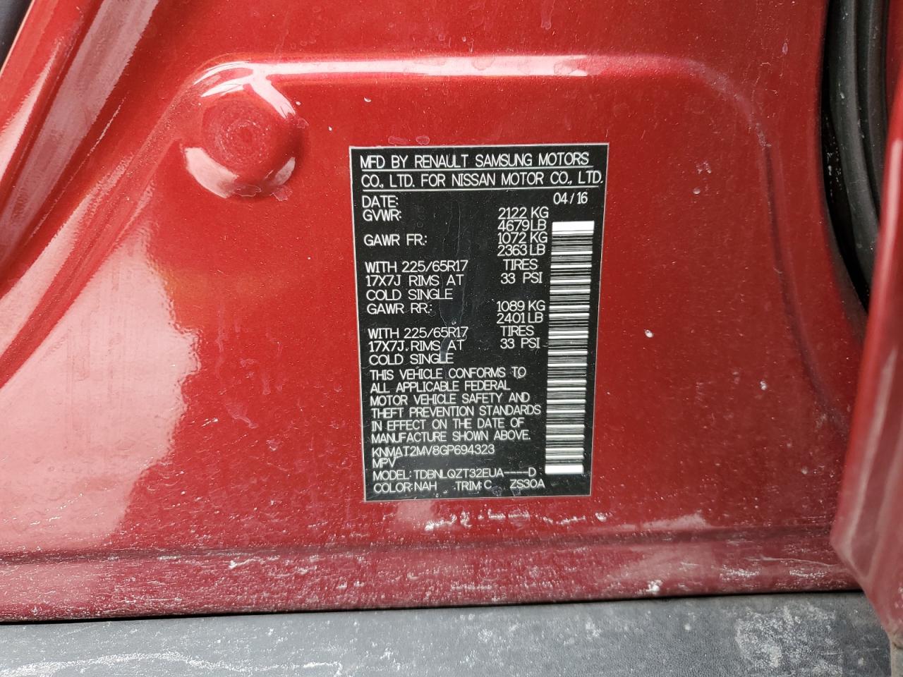2016 Nissan Rogue - Image 13