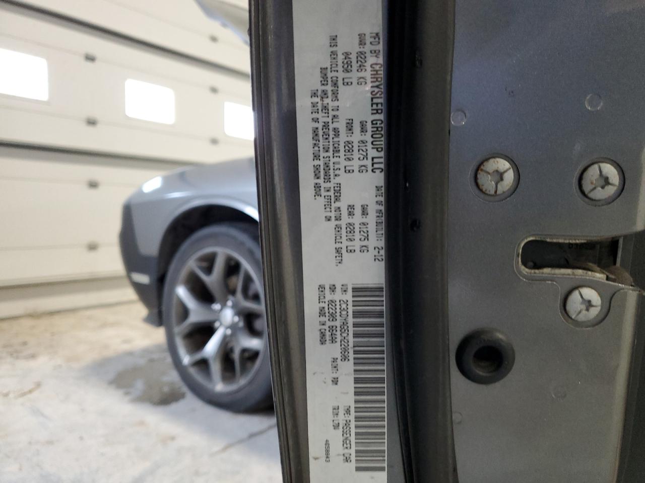 2012 Dodge Challenger Sxt VIN: 2C3CDYAG5CH220606 Lot: 86629834