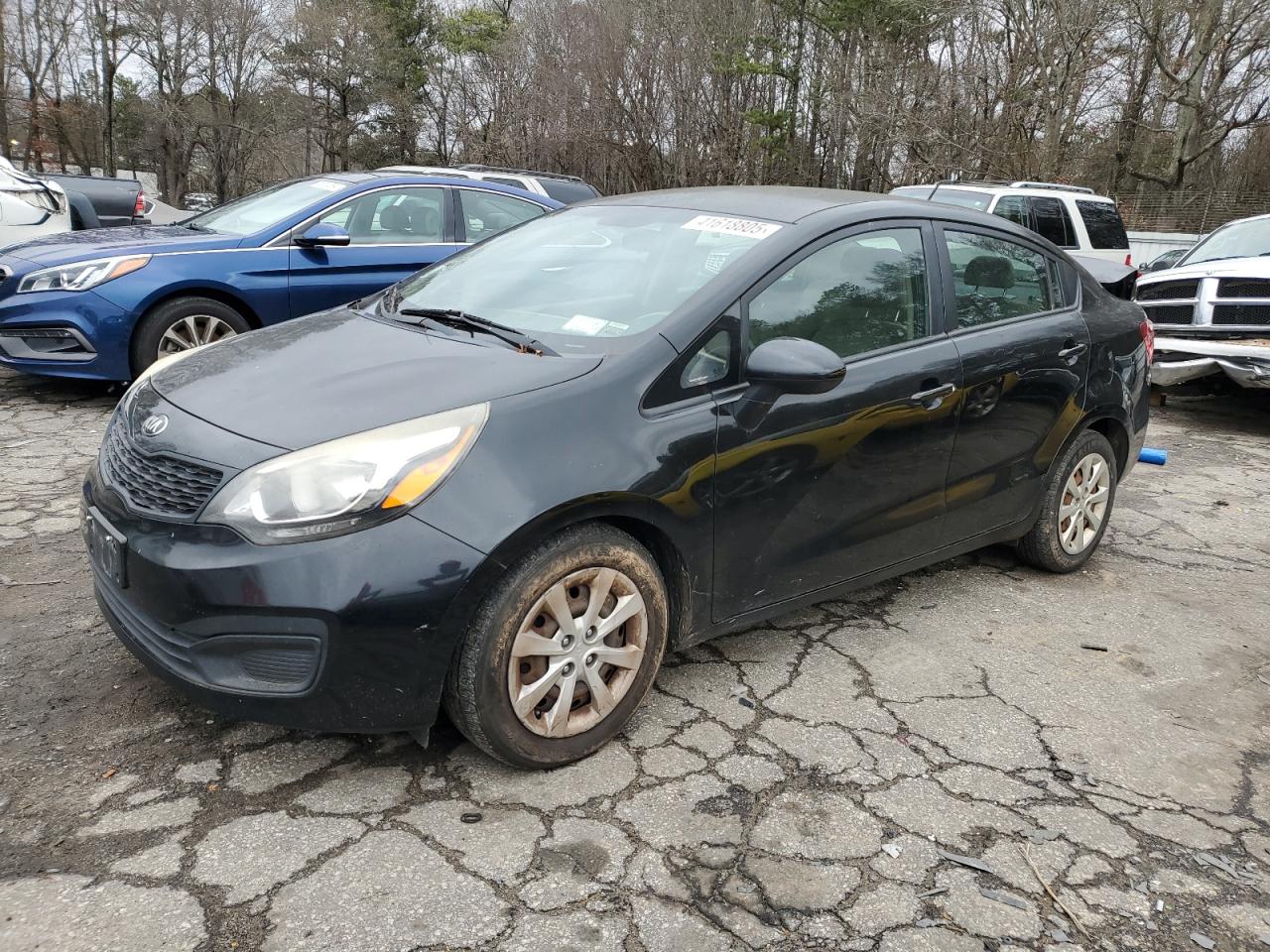 VIN KNADM4A37E6347641 2014 KIA RIO no.1