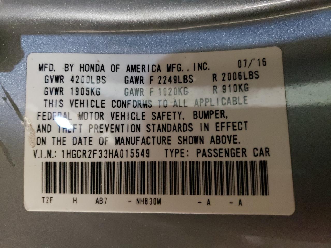 2017 Honda Accord - Image 13