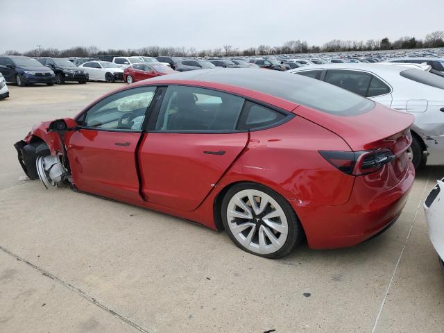  TESLA MODEL 3 2022 Червоний