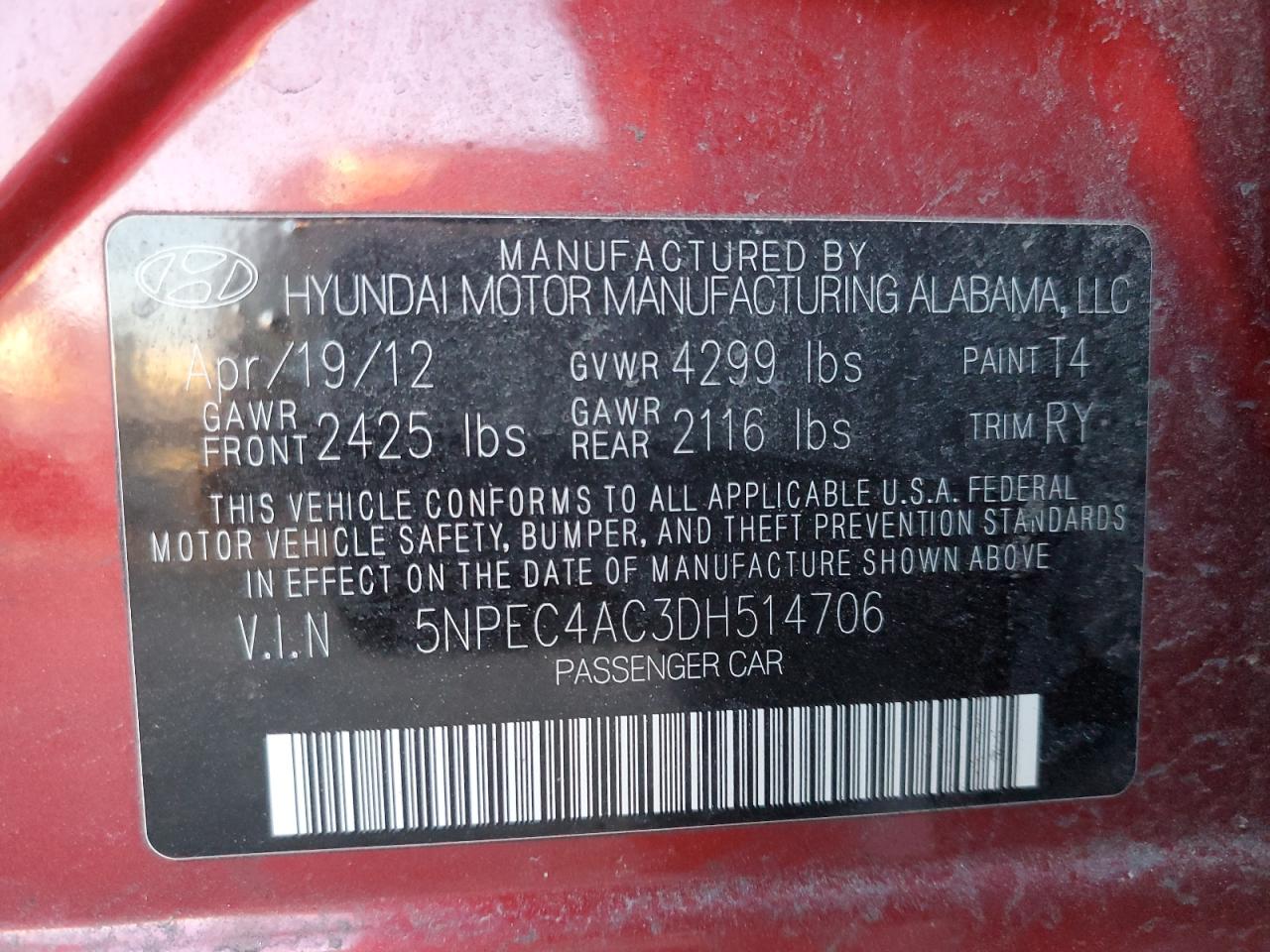 2013 Hyundai Sonata - Image 12