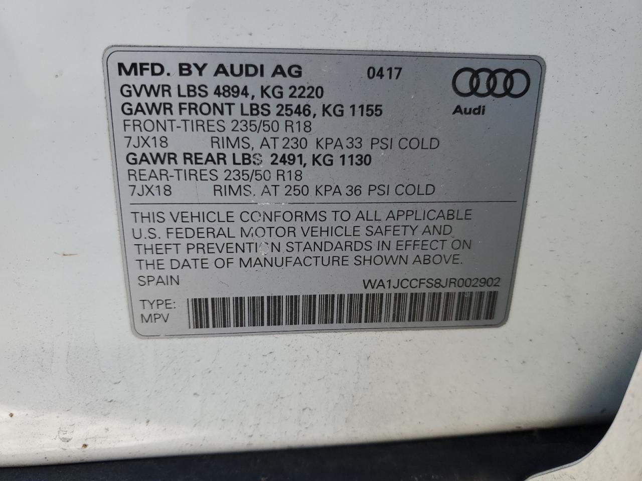2018 Audi Q3 - Image 13
