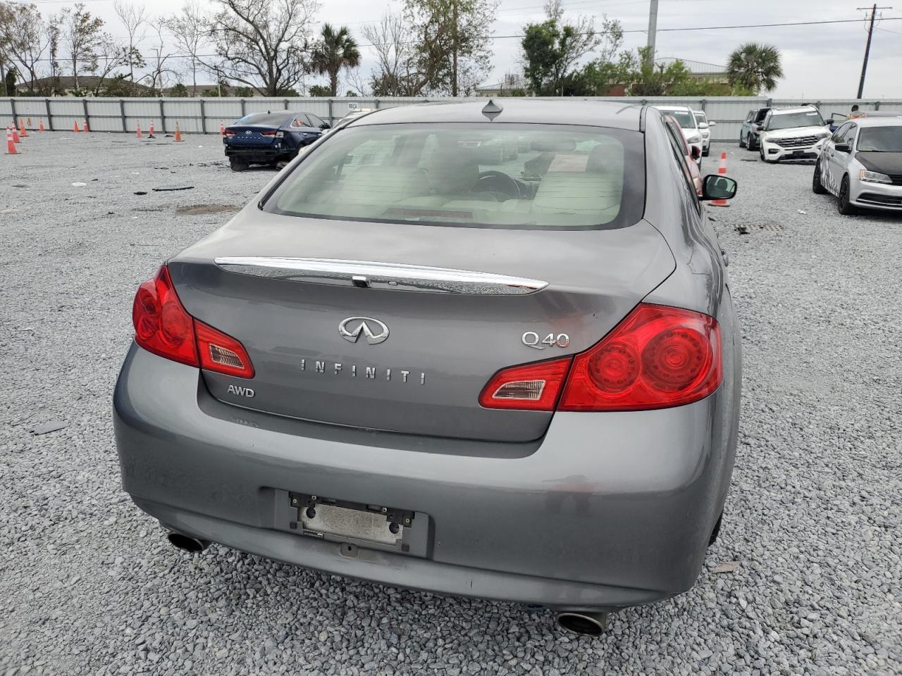 VIN JN1CV6ARXFM650571 2015 INFINITI Q40 no.6