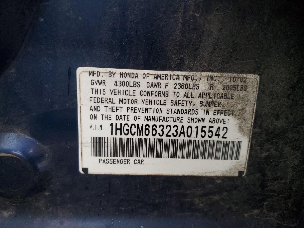 2003 Honda Accord - Image 13