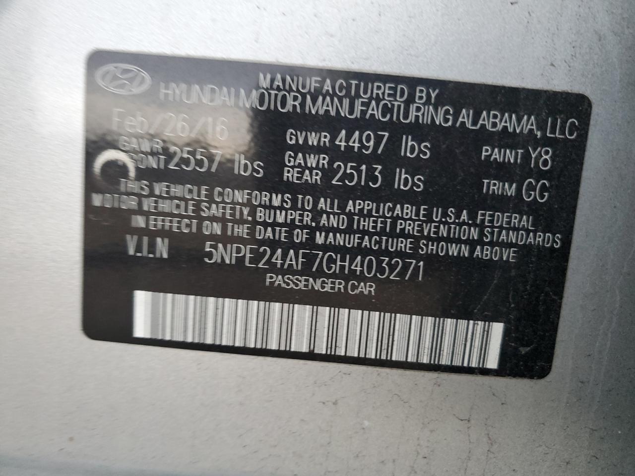 2016 Hyundai Sonata - Image 12
