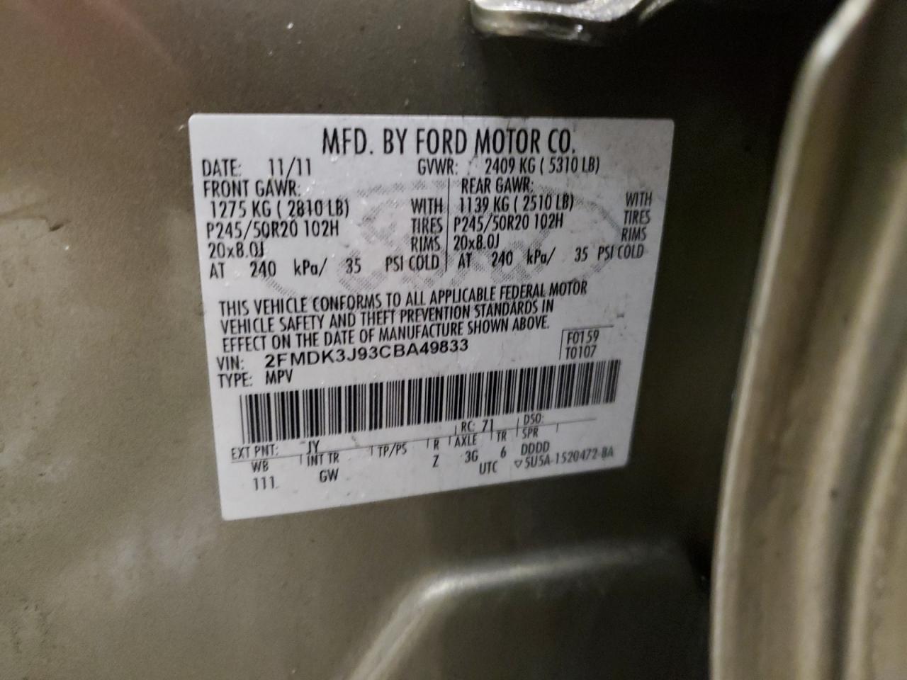 2012 Ford Edge - Image 15
