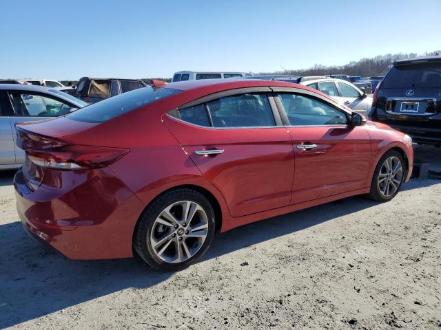 Sedans HYUNDAI ELANTRA 2017 Red