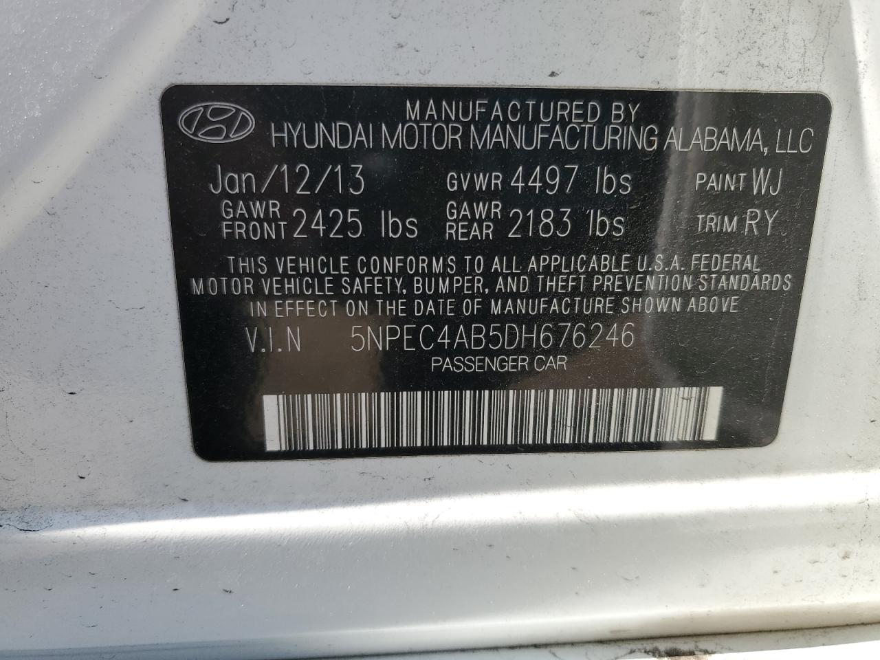 2013 Hyundai Sonata - Image 12