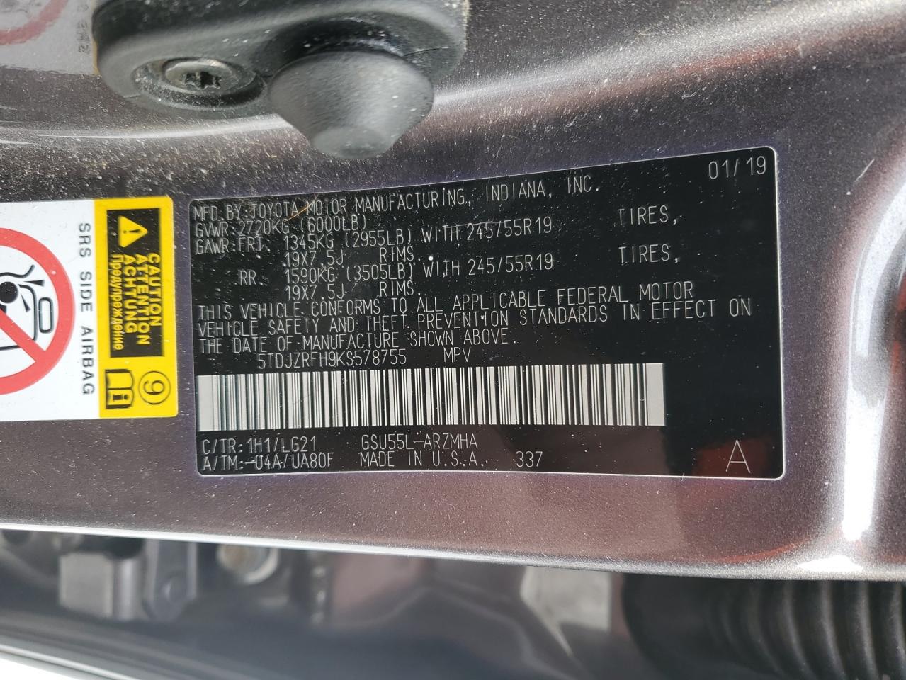 2019 Toyota Highlander - Image 14