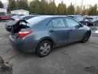 2014 Toyota Corolla L на продаже в Arlington, WA - Rear End