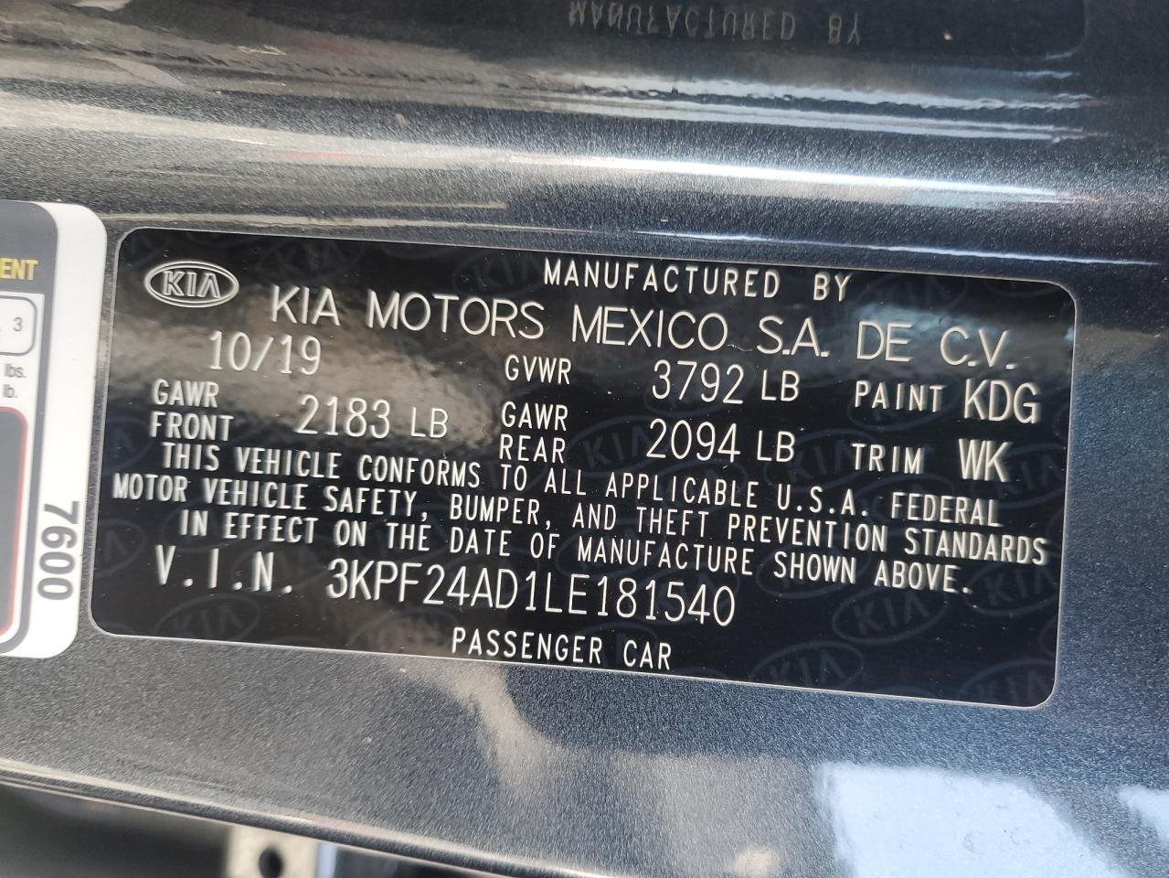 2020 Kia Forte - Image 14
