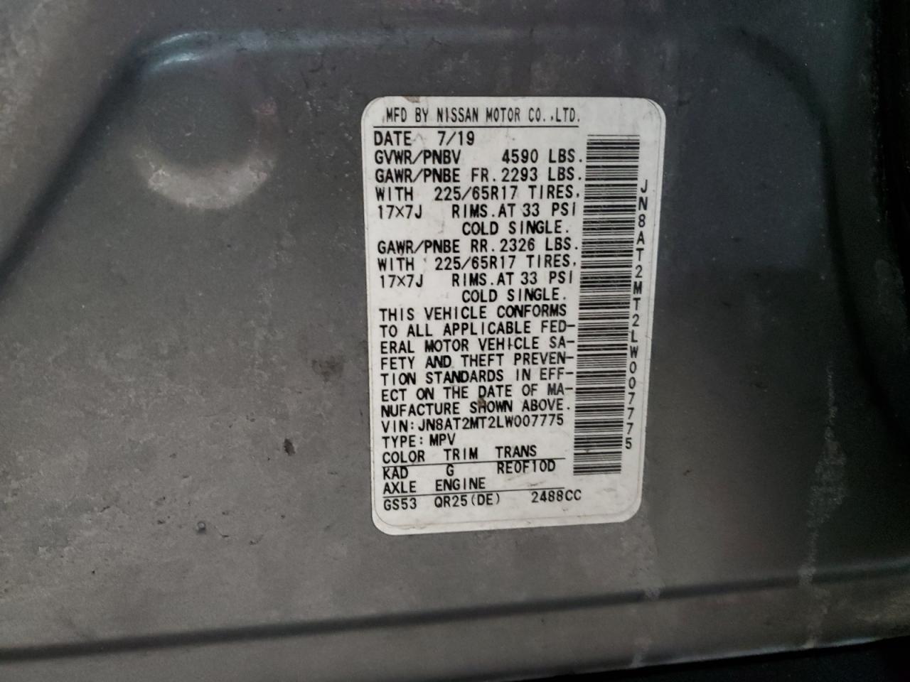 2020 Nissan Rogue - Image 12