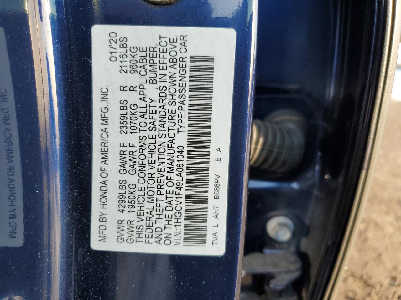 2020 Honda Accord - Image 14