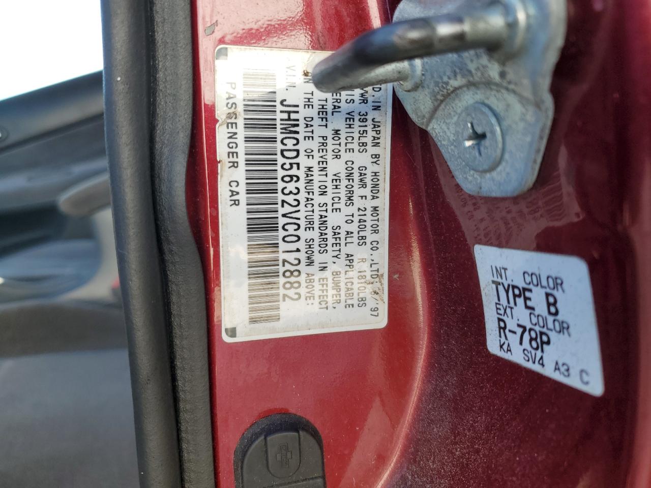 1997 Honda Accord - Image 13