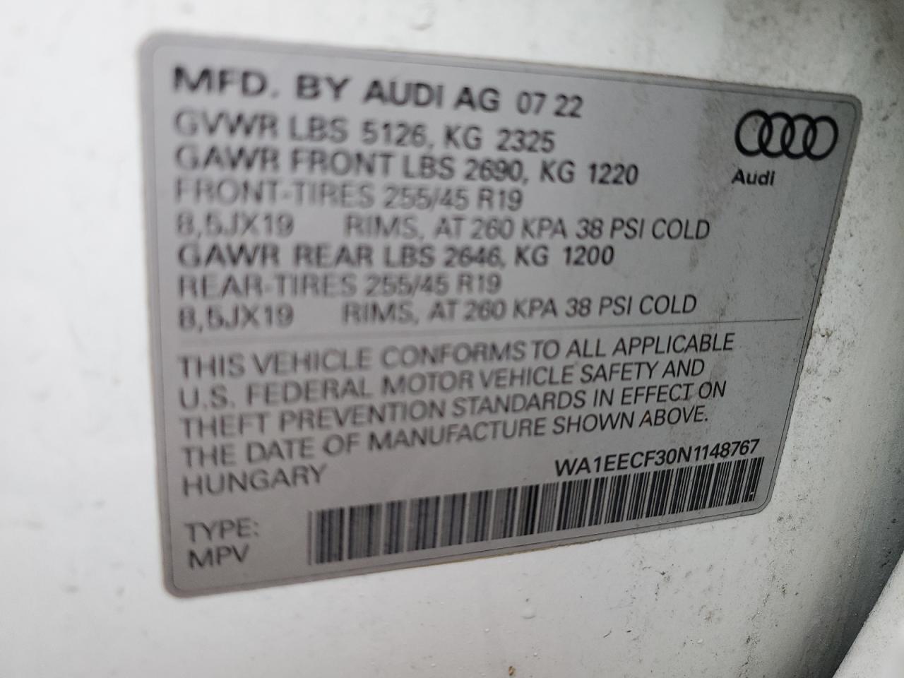 2022 Audi Q3 - Image 12