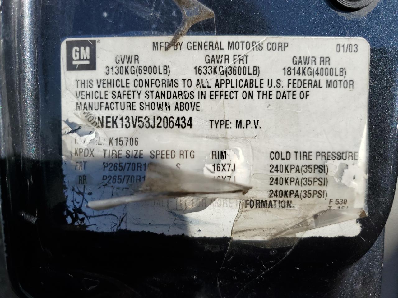 2003 Chevrolet Tahoe - Image 13