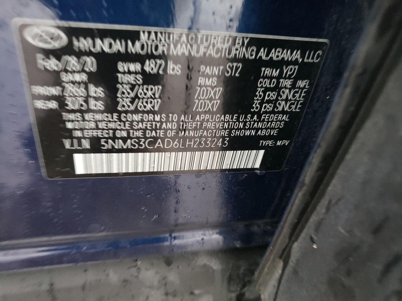 2020 Hyundai Santa Fe - Image 14