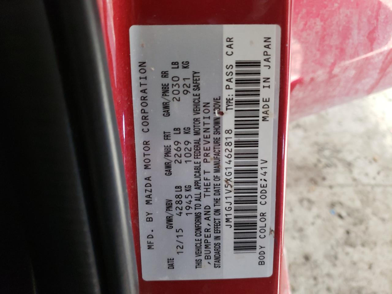 2016 Mazda 6 - Image 12