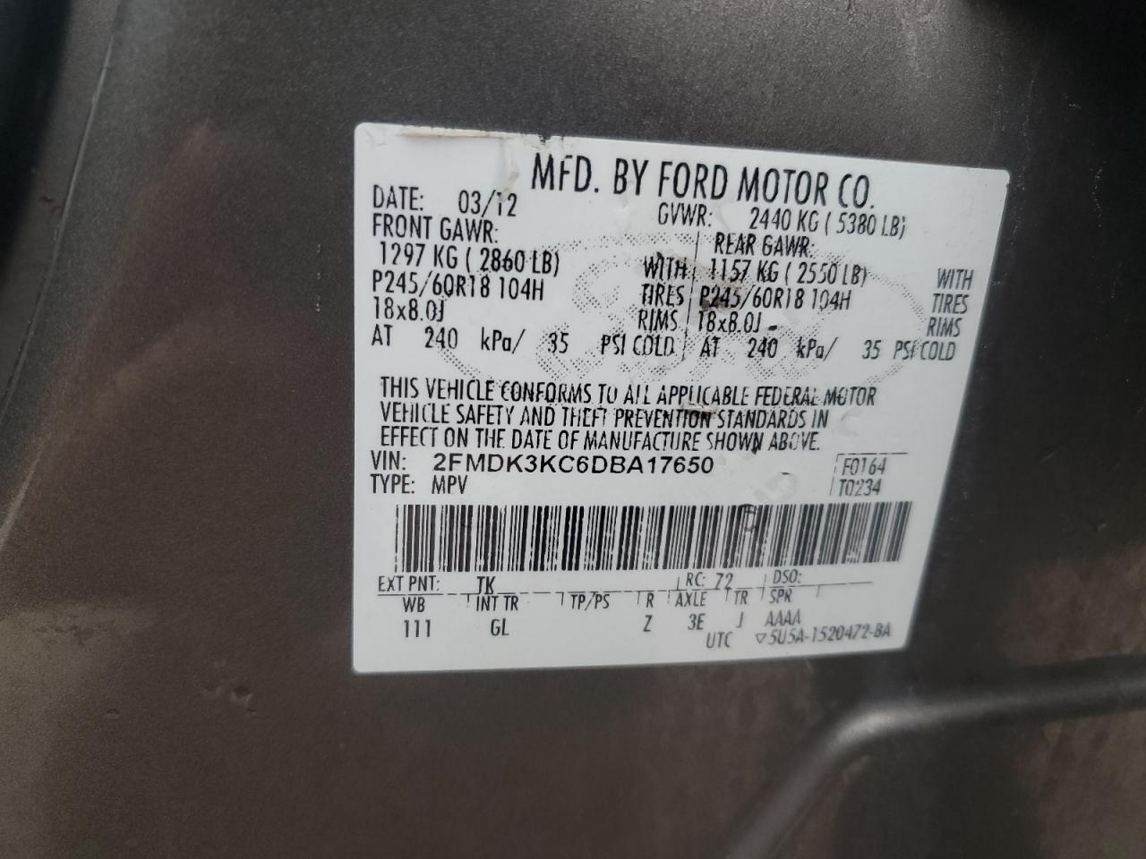 2013 Ford Edge - Image 13