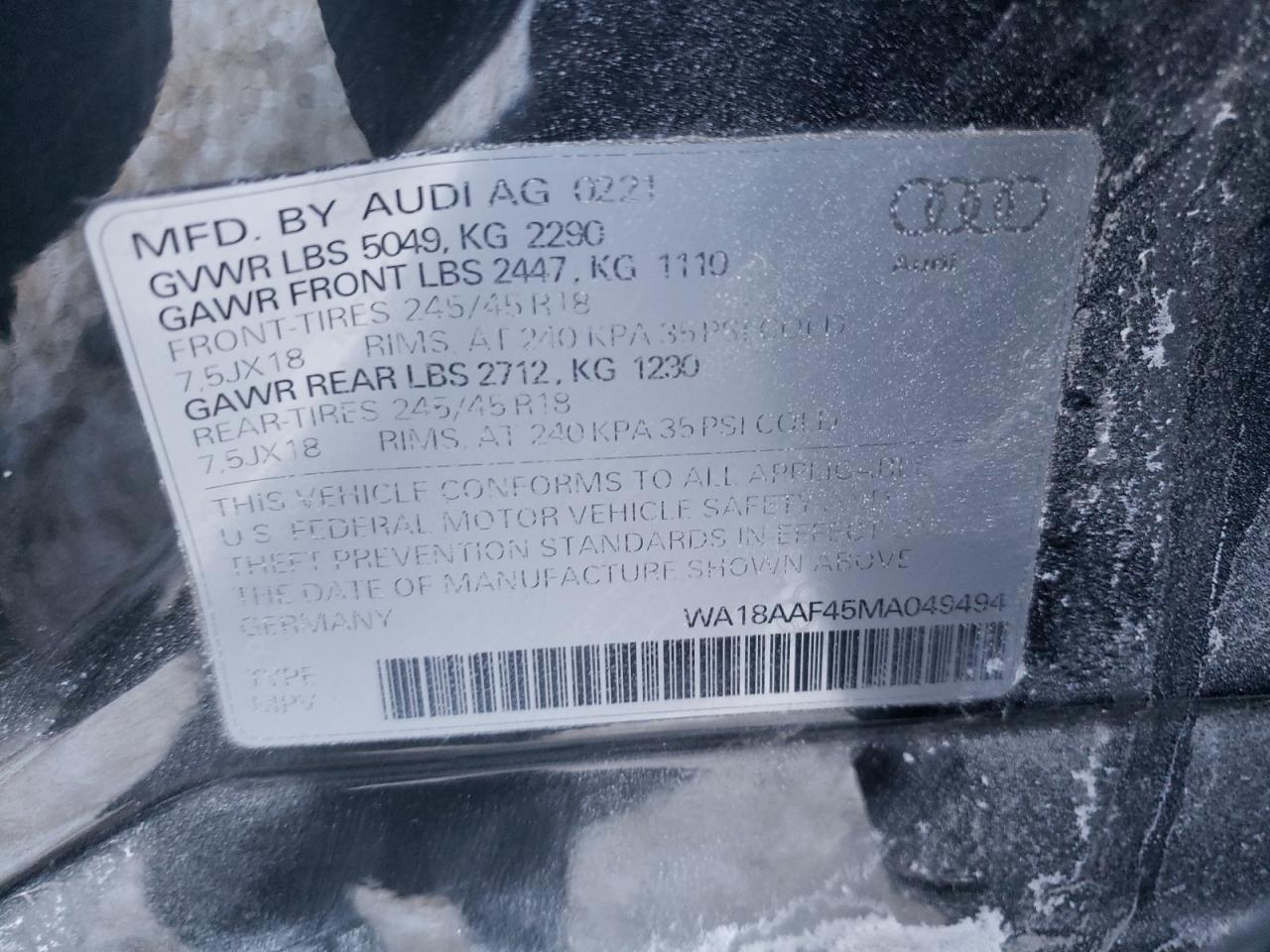 2021 Audi A4 - Image 13