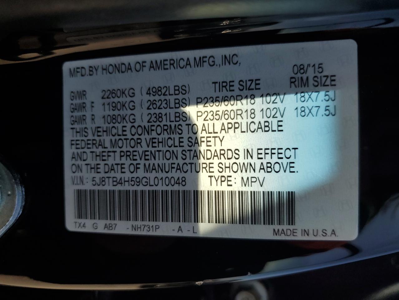 2016 Acura RDX - Image 13