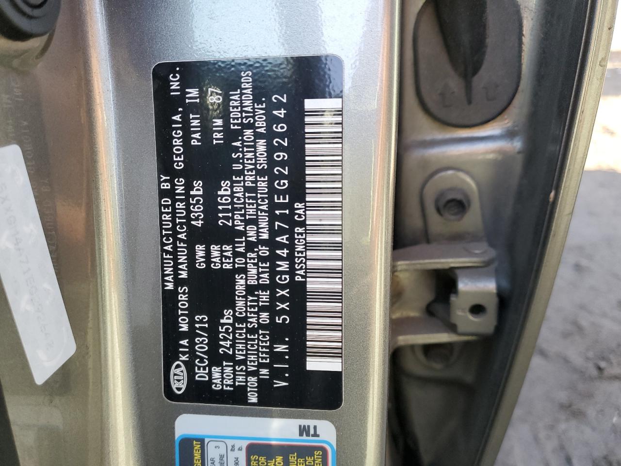 2014 Kia Optima - Image 14