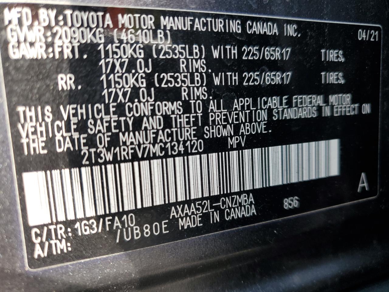 2021 Toyota RAV 4 - Image 14