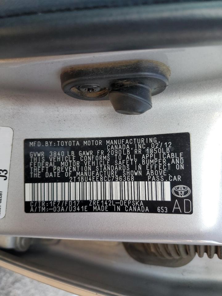 2012 Toyota Corolla - Image 12