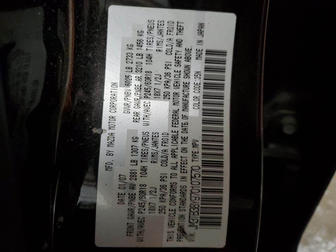 2007 Mazda CX-9 - Image 13