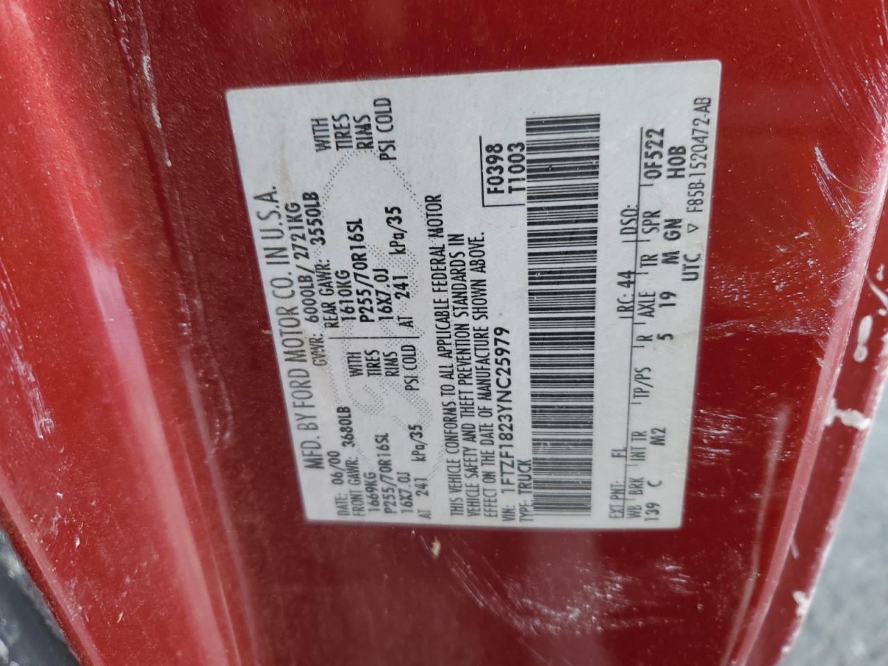 2000 Ford F-150 - Image 12