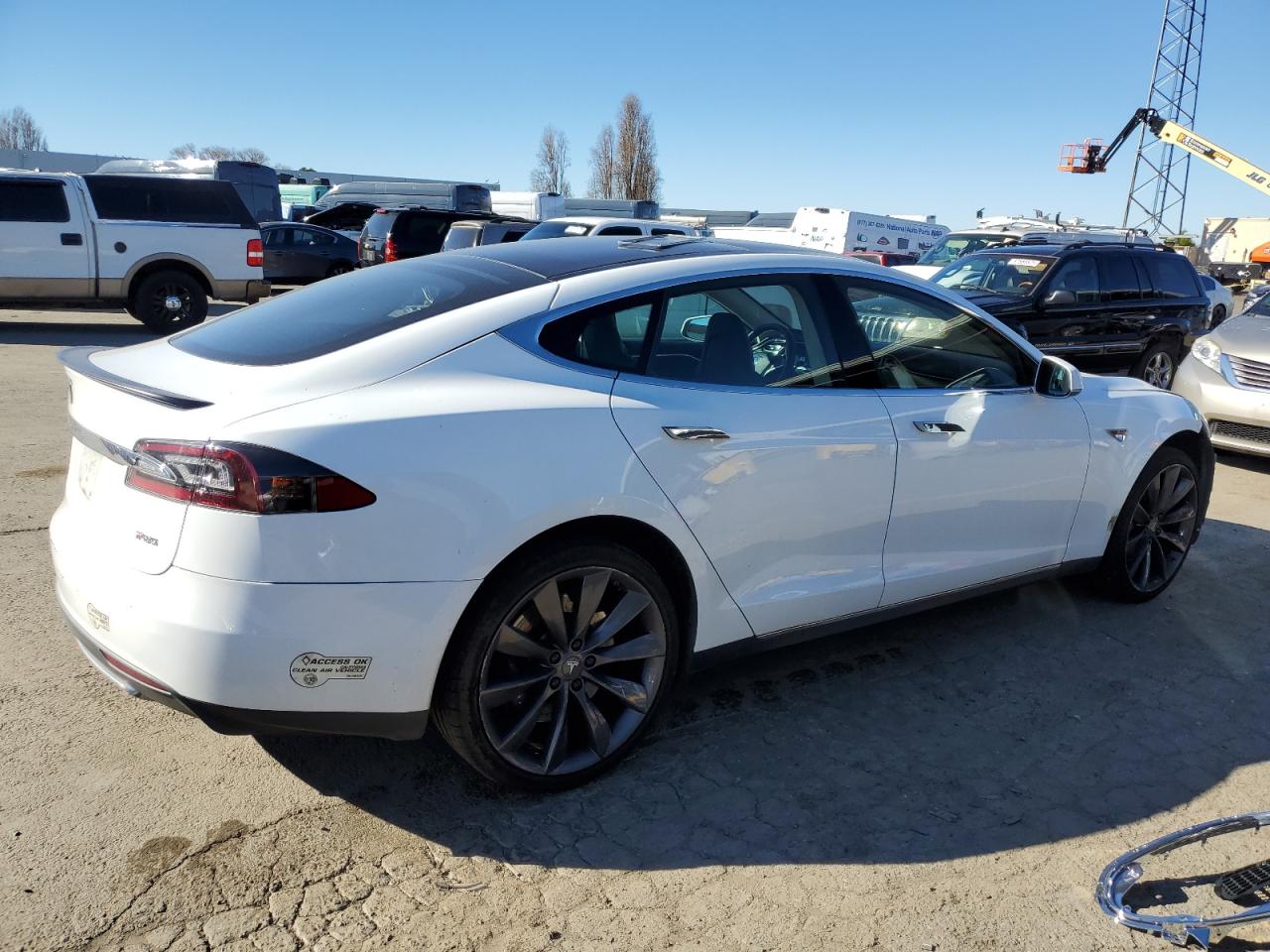 VIN 5YJSA1CP7DFP05678 2013 TESLA MODEL S no.3